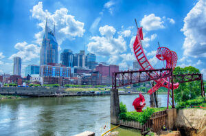 downtown Nashville river